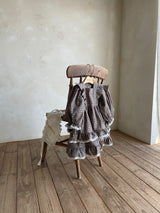 Clara Check Dress Romper _Brown