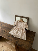 Lucienne Dress Romper _Beige