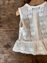 Audrey Lace Baby Vest