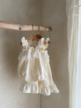 Liora Lace Ruffle Dress
