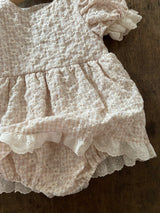 Lucienne Dress Romper _Beige