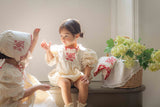 OZ Embroidery Romper_ Cream