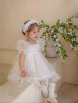 Coco Blush Mini Dress_ White