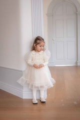 Eloise Organza Dress_ Cream