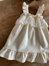 Liora Lace Ruffle Dress