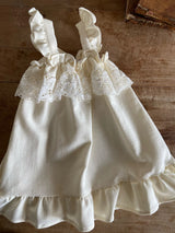 Liora Lace Ruffle Dress