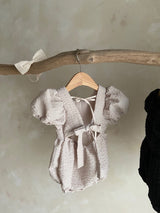 Cecilian Romper _Beige