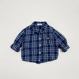 Logan Check Shirts_Navy Check