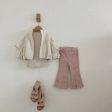 Cotton Rib Frill Baby T shirts_2Colours