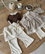 Ribbon Skort Leggings _Cream
