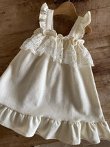 Liora Lace Ruffle Dress
