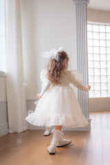 Eloise Organza Dress_ Cream