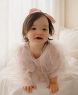 M Ribbon Dress Romper_ Pink