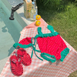 Strawberry Swimsuit Set