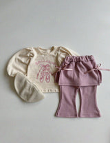 Ribbon Skort Leggings _Pink