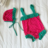 Strawberry Swimsuit Set