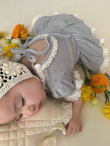 Monbebe Lumi Pointelle Dress Romper _2Colours
