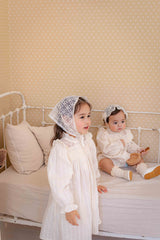 Ellie Cream Smock Dress