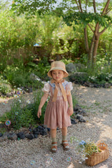 Brisa Embroidered Suspender Skirt