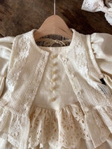 Audrey Lace Baby Vest