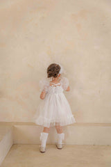 Coco Blush Mini Dress_ White