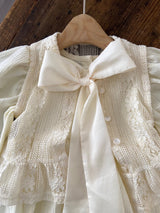 Audrey Lace Baby Vest