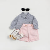 Logan Check Shirts_Ivory Check