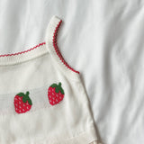 Strawberry Pop Sleeveless Knit Top