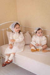 Ellie Cream Smock Romper