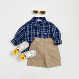 Logan Check Shirts_Navy Check