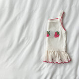 Strawberry Pop Sleeveless Knit Top