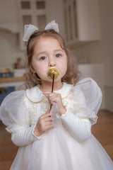 Eloise Organza Dress_ Cream