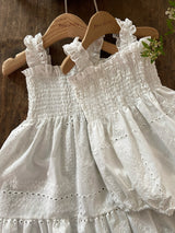 Amelia Romper _White