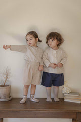 Henry Neck Classic Baby Shirts _2Colours