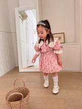 Haro Pink Floral Blouse & Skort Set