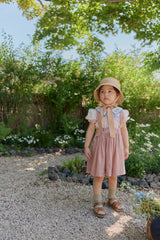 Brisa Embroidered Suspender Skirt