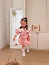 Haro Pink Floral Blouse & Skort Set