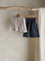 Anna Pointelle Collar Top