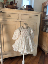 Pink Blossom Smocked A-Line Dress