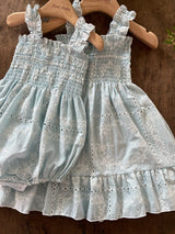 Amelia Romper _Sky Blue