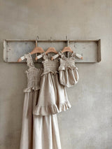 Ette Linen Romper _Beige