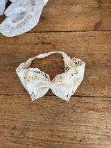 Flower Lace Bow Headband