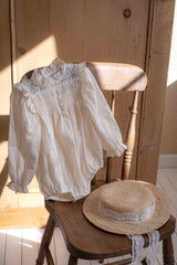 Ellie Cream Smock Romper