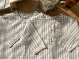 Henry Neck Classic Baby Shirts _2Colours