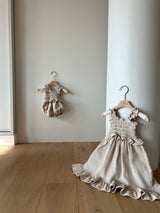 Ette Linen Dress _Beige