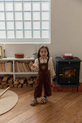 Nanette Embroidered Corduroy Overalls