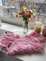 Rose Bloom Dress_ Pink
