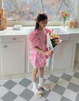 Rose Bloom Dress_ Pink
