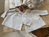Henry Neck Classic Baby Shirts _2Colours