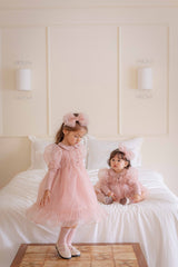 Eloise Organza Dress_ Pink